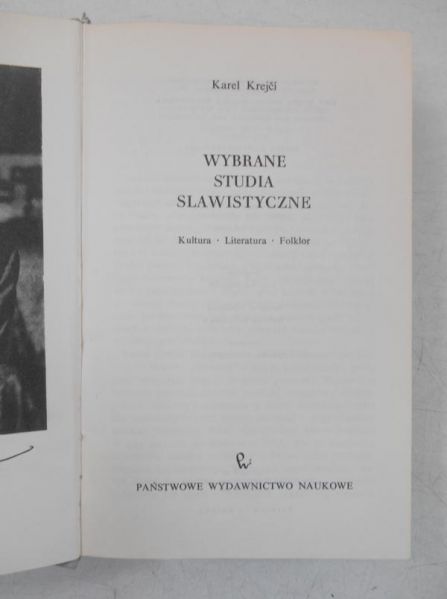Krejci Karel - Wybrane studia slawistyczne