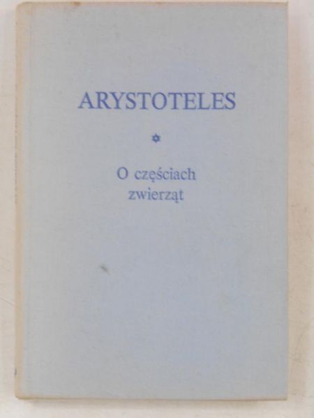 Arystoteles - O częściach zwierząt, BKF