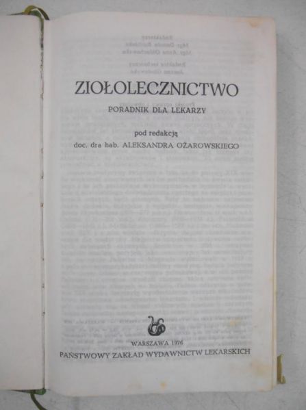 Ziołolecznictwo. Poradnik dla lekarzy