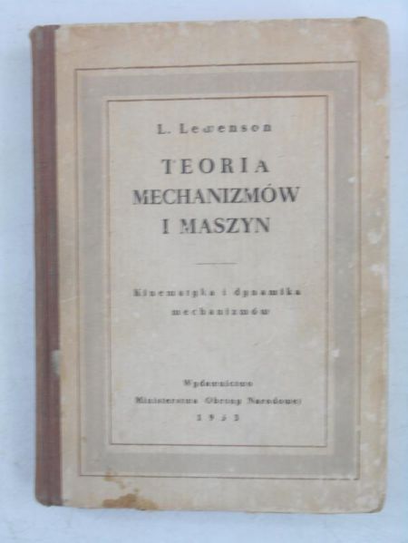 Lewenson L. - Teoria mechanizmów i maszyn