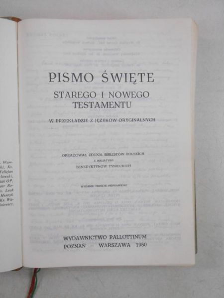 Pismo św. Starego i Nowego Testamentu