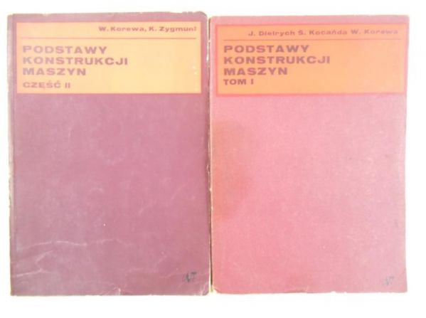 Podstawy konstrukcji maszyn, Część I-II