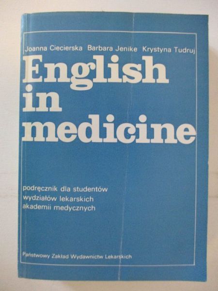 Ciecierska Joanna - English in medicine