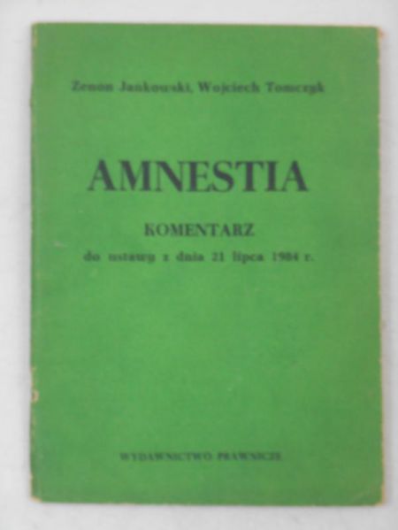 Jankowski Zenon  - Amnestia