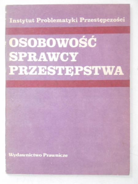 Hochberg Leo (tłum.) - Osobowość sprawcy przestępstwa