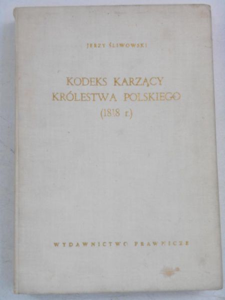 Kodeks karzący Królestwa Polskiego (1818 r.)