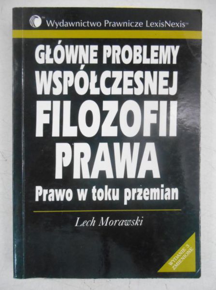 Główne problemy współczesnej filozofii prawa