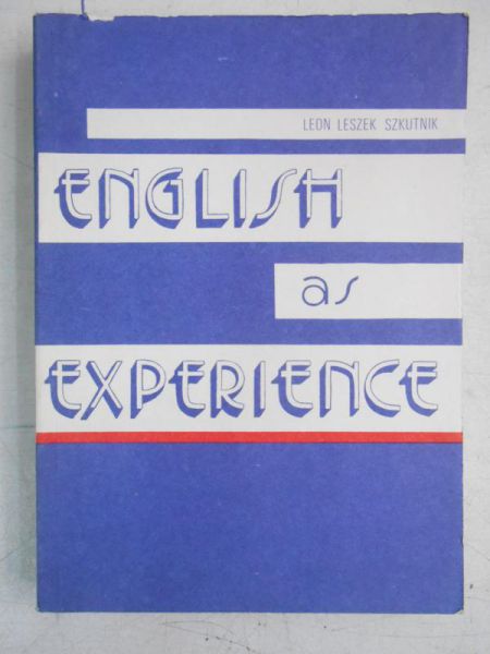 English as experience