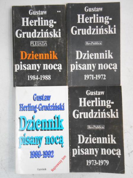Dziennik pisany nocą, 4 książki