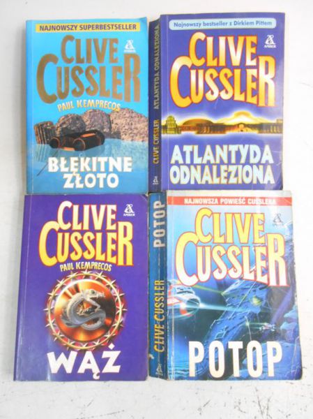 Cussler Clive - Potop / Atlantyda odnaleziona / Wąż / Błękitne złoto