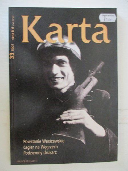Gluza Zbigniew (red.) - Karta, nr 33/2001