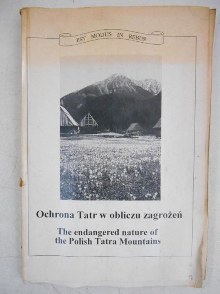 Cichocki Włodzimierz (red.) - Ochrona Tatr w obliczu zagrożeń