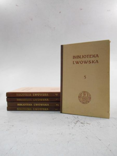 Biblioteka Lwowska, t.I-V, reprint z 1907 r.