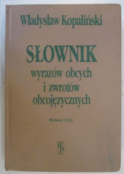 Słownik wyrazów obcych i zwrotów obcojęzycznych
