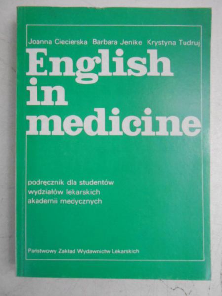 Ciecierecka Joanna - English in medicine