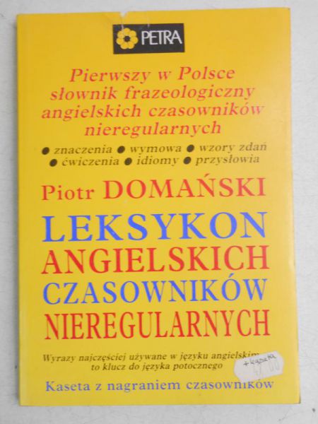 Leksykon angielskich czasowników nieregularnych
