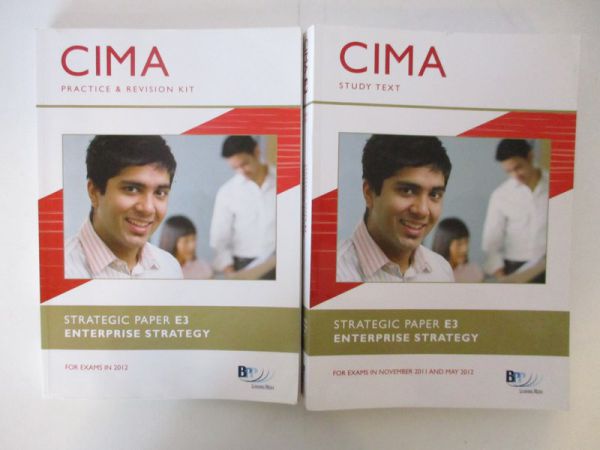 CIMA strategic Paper E3, enterprise strategy, 2 książki