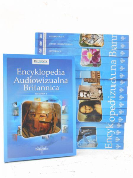 Encyklopedia Audiowizualna Britannica, 17 tomów + DVD