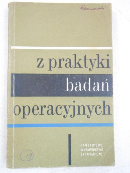 Z praktyki badań operacyjnych