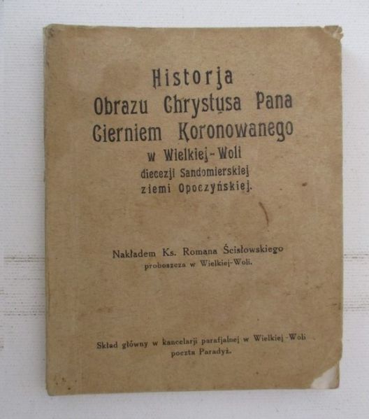 Historja obrazu Chrystusa Pana Cierniem Koronowanego, 1931 r.