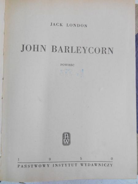 John Barleycorn, 1950 r.