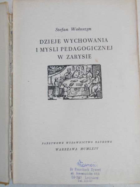 Dzieje wychowania i myśli pedagogicznej w zarysie
