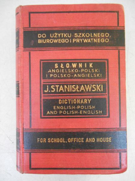 Słowniczek angielsko-polski i polsko-angielski, 1933 r.