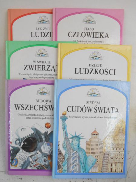 Świat wczoraj i dziś, zestaw 6 książek