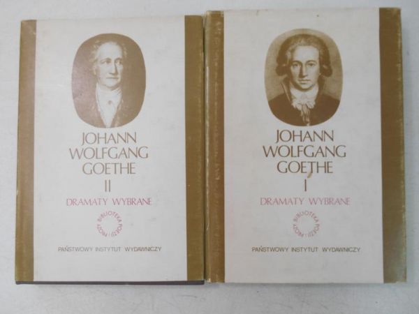 Goethe Johann Wolfgang - Dramaty wybrane, Tom I-II
