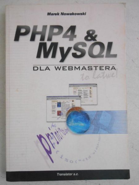 PHP4 & MySQL dla webmastera