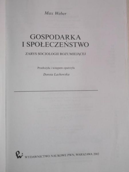 Gospodarka i społeczeństwo