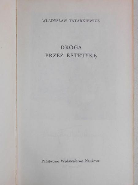Droga przez estetykę