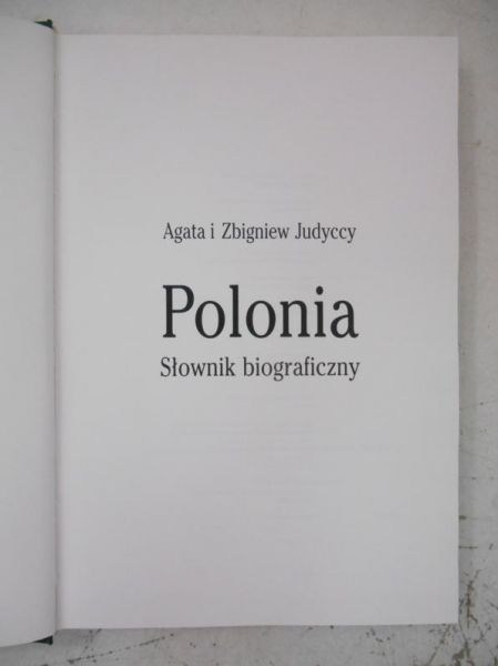 Judyccy Agata i Zbigniew - Polonia. Słownik biograficzny