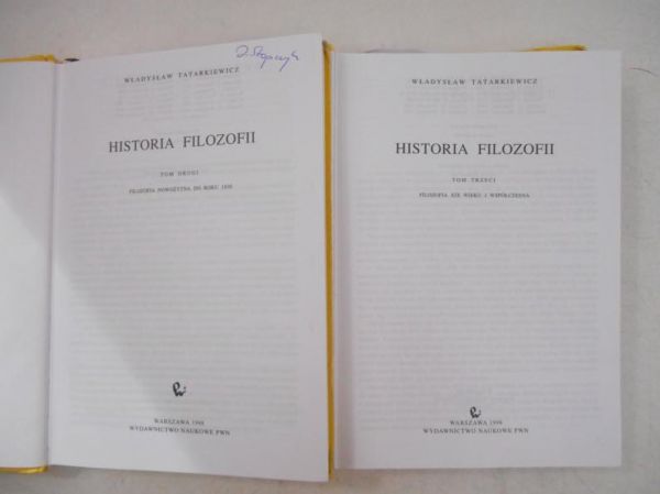 Historia Filozofii. Tom II-III