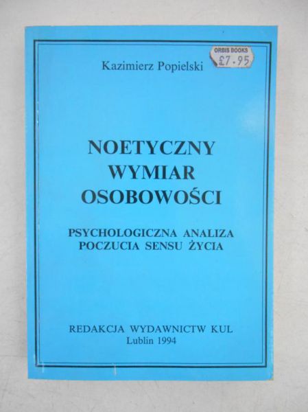 Noetyczny wymiar osobowości