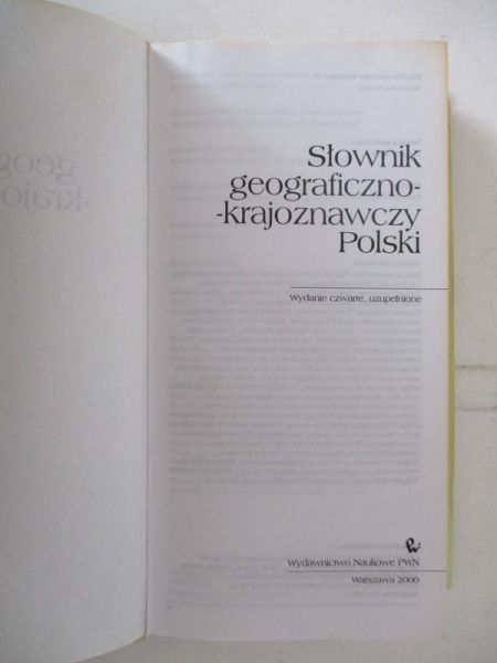 Słownik geograficzno- krajoznawczy Polski