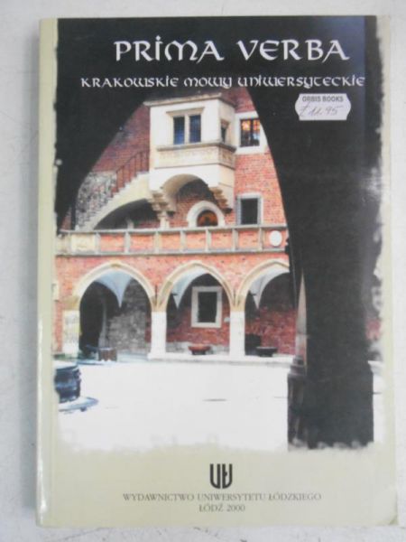 Prima Verba. Krakowskie mowy uniwersyteckie