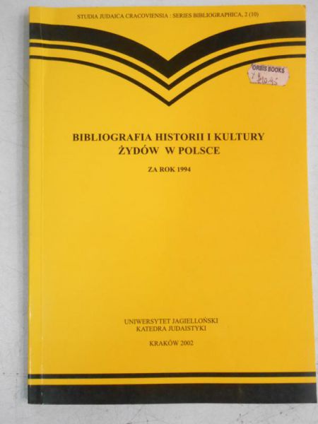 Bibliografia historii i kultury żydów w Polsce