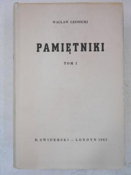 Pamiętniki, Tom I