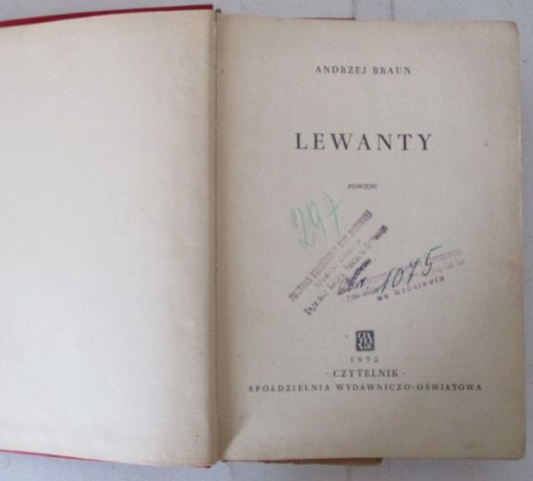 Braun Andrzej - Lewanty