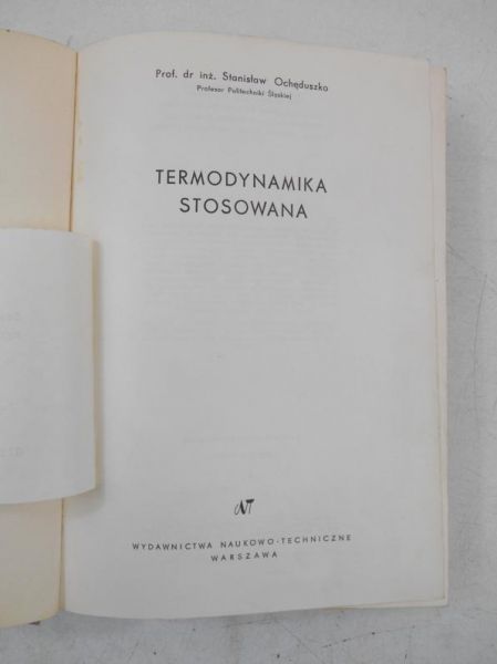 Ochęduszko Stanisław - Termodynamika stosowana