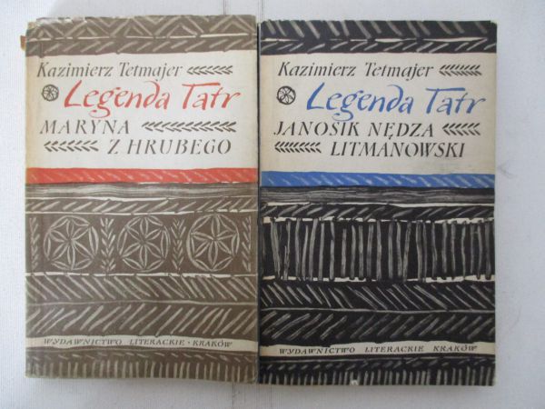 Janosik Nędza Litmanowski / Maryna z Hrubego, Legenda Tatr, 2 książki