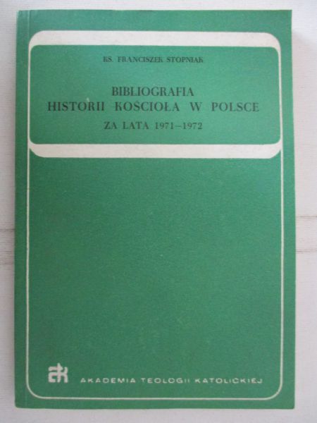Bibliografia historii kościoła w Polsce