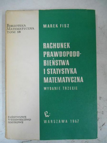 Fisz Marek - Rachunek prawdopodobieństwa i statystyka matematyczna