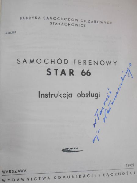 Samochód terenowy Star 66