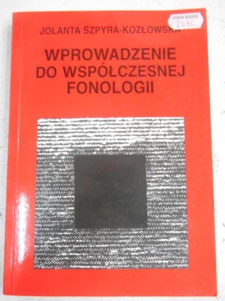 Wprowadzenie do współczesnej fonologii