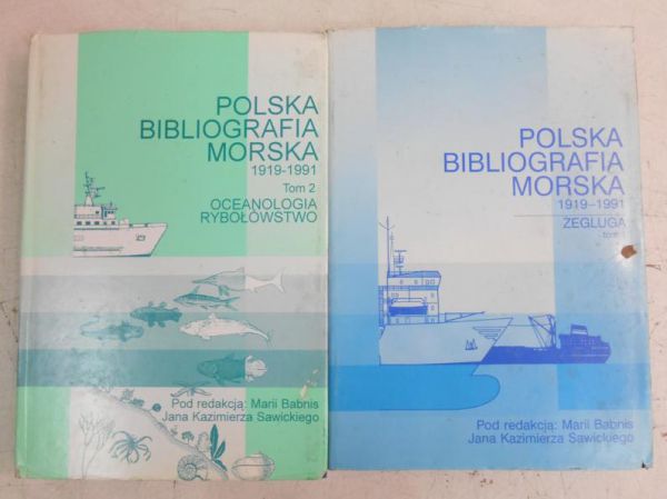 Polska bibliografia morska 1919-1991, Tom I-II