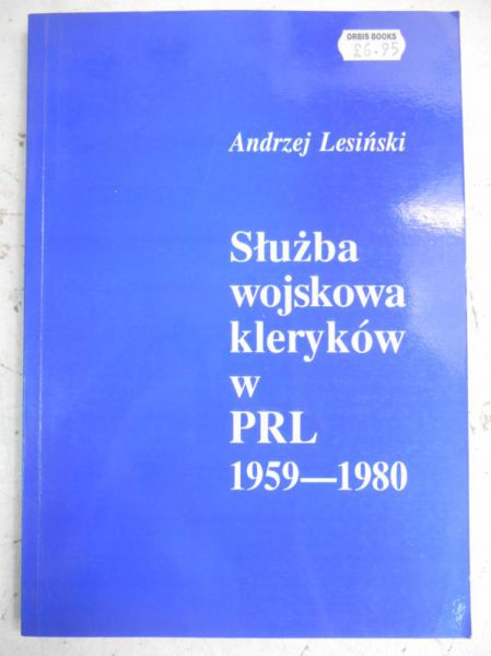 Służba wojskowa kleryków w PRL 1959-1980