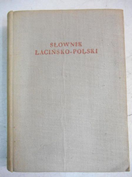 Słownik łacińsko-polski
