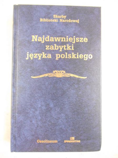 Najdawniejsze zabytki języka polskiego, SBN